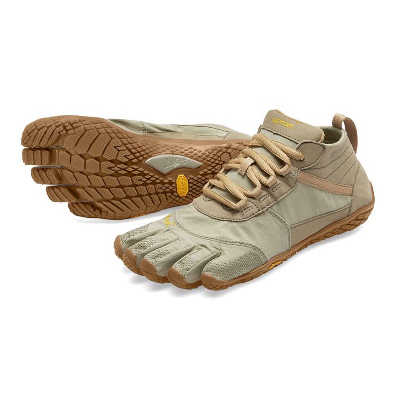 Vibram FiveFingers V-Trek Női Túracipő - Olivazöld GCJS540